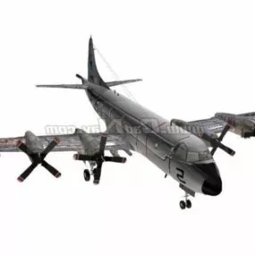 Lockheed P-3 Orion Maritime Patrol Aircraft 3d model