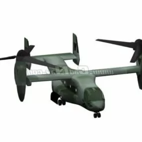 Bell Boeing V-22 Osprey Helicopter 3d model