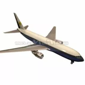 Boeing 767 Wide-body Jet Airliner 3d model