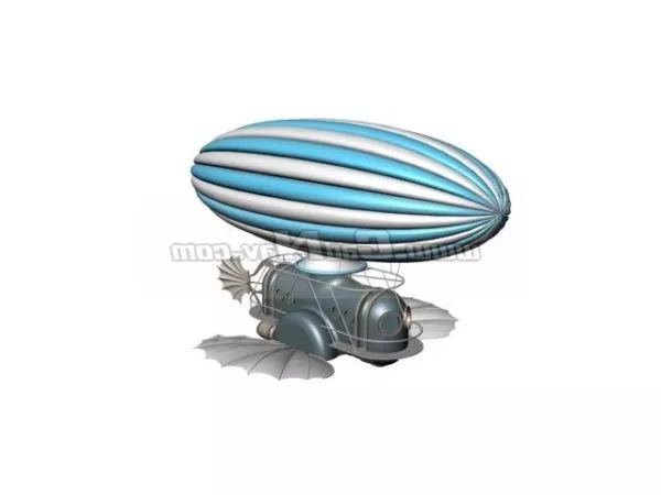 Aviette Blimp 3d model Aviette Blimp 3d model