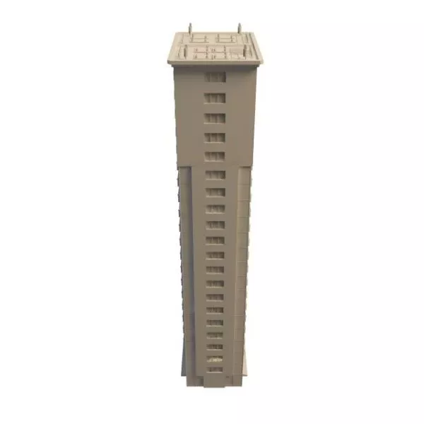 Apartment Tower Block 3d model Apartment Tower Block 3d model