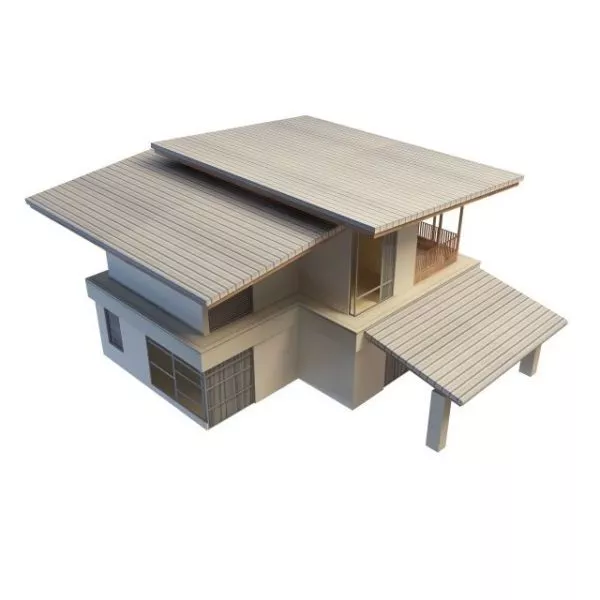Japanese Country House 3d model Japanese Country House 3d model