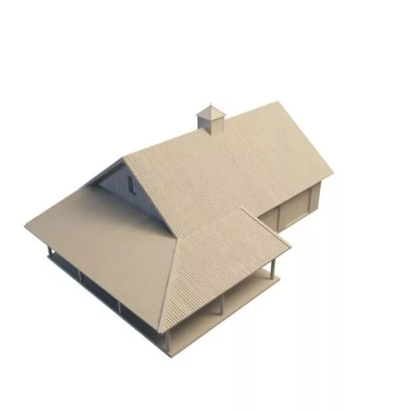Peasant Cottage House 3d model