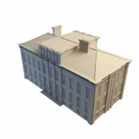 Old Office Building 3d model