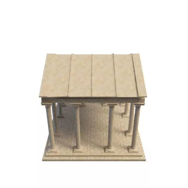 Classical Greek Pavilion 3d model Classical Greek Pavilion 3d model