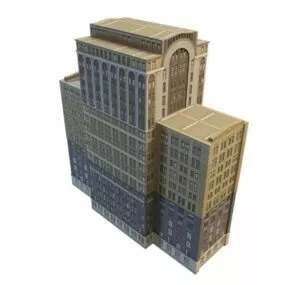 Old Office Building 3d model