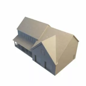 Vintage Country House 3d model