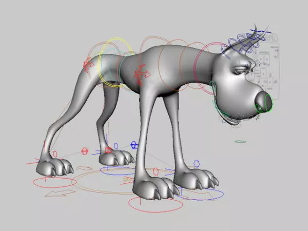 Realistic Boxer Dog 3d model