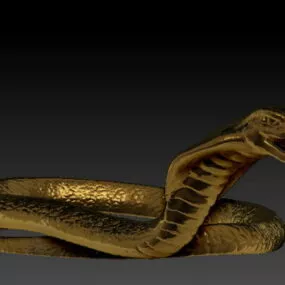 Gold Cobra 3d model