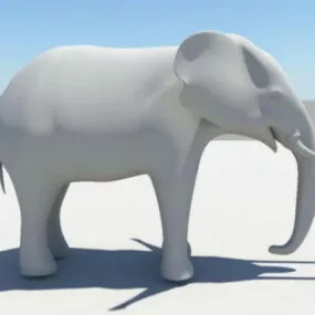 African Elephant 3d model