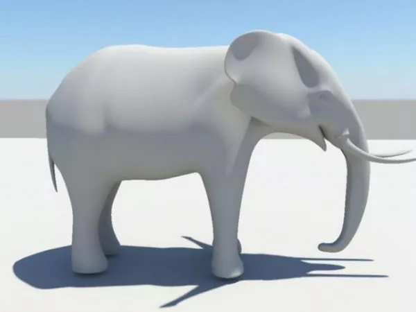 African Elephant 3d model African Elephant 3d model