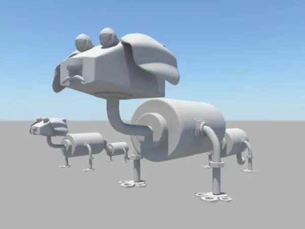 Robot Dog 3d model Robot Dog 3d model