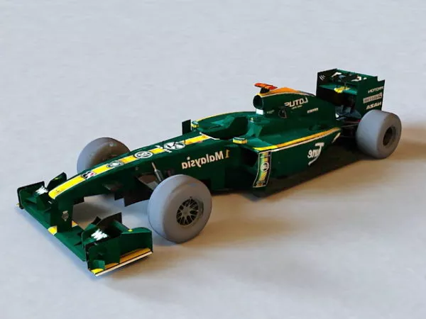 Lotus F1 Car 3d model Lotus F1 Car 3d model