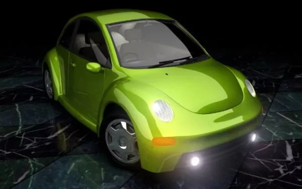 Vw Beetle Dune Car 3d model