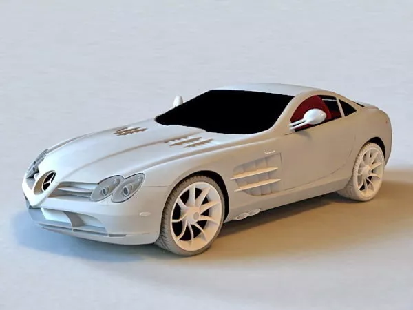 Mercedes Slr Mclaren Roadster 3d model Mercedes Slr Mclaren Roadster 3d model