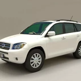 Toyota Rav4 White 3d model