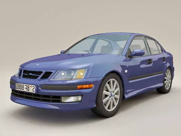 Saab 9-3 Sport Sedan 3d model Saab 9-3 Sport Sedan 3d model