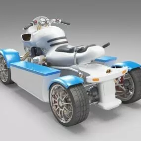 Atv Amphibious Vehicle 3d model