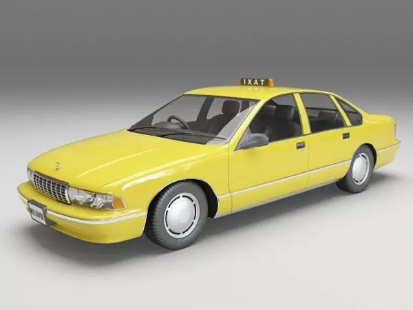 Chevy Taxi Cab 3d model Chevy Taxi Cab 3d model