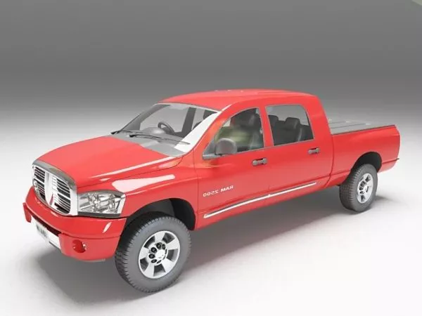 Vintage Pickup 3d model