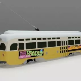 Pcc Streetcar Tram 3d model