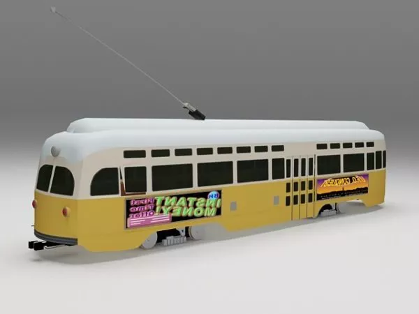 Peanut Bus 3d model