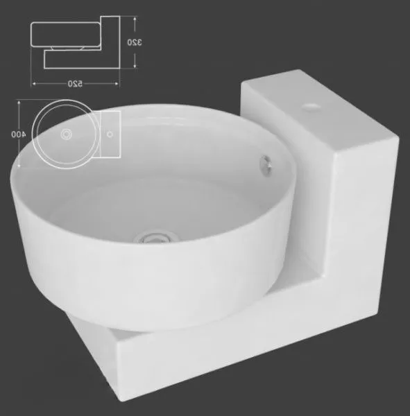 Metal Sink Low Poly 3d model