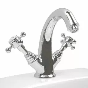 Hole Basin Mixer Tap 3d model