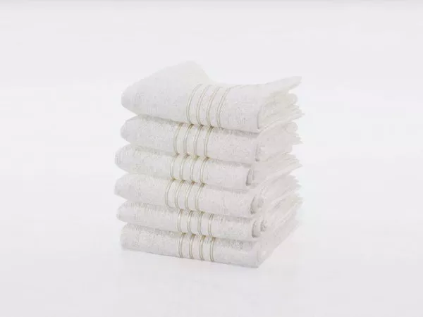 White Bath Towels 3d model White Bath Towels 3d model