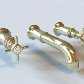 3-hole Basin Mixer 3d model