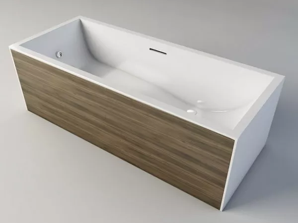 Smooth Edge Bathtub 3d model