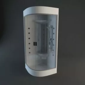 Corner Shower Cubicle 3d model