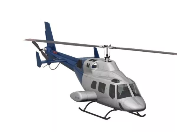 Utility Helicopter 3d model Utility Helicopter 3d model