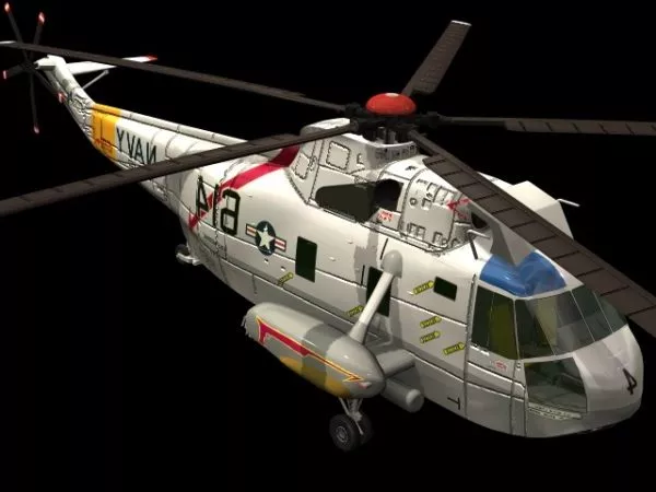Skycrane Utilities Helicopter 3d model