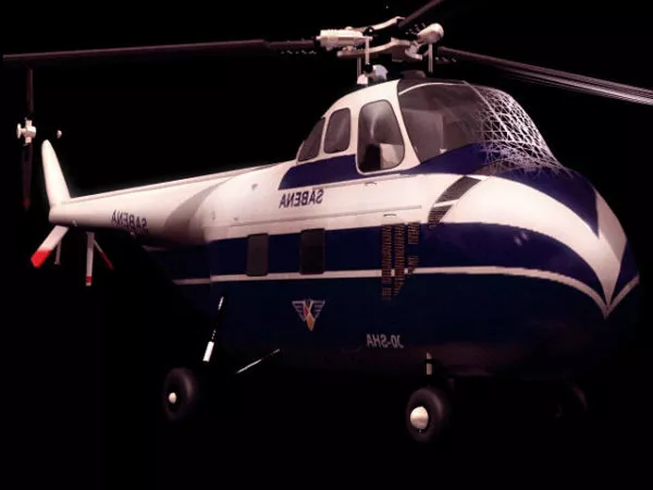 Sikorsky S-55 Utility Helicopter 3d model Sikorsky S-55 Utility Helicopter 3d model