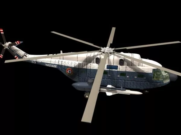 Drone Helicopter Concept 3d model