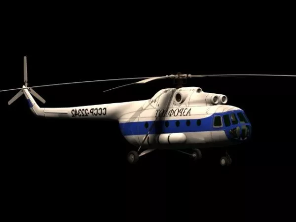 Ka52 Attack Helicopter 3d model