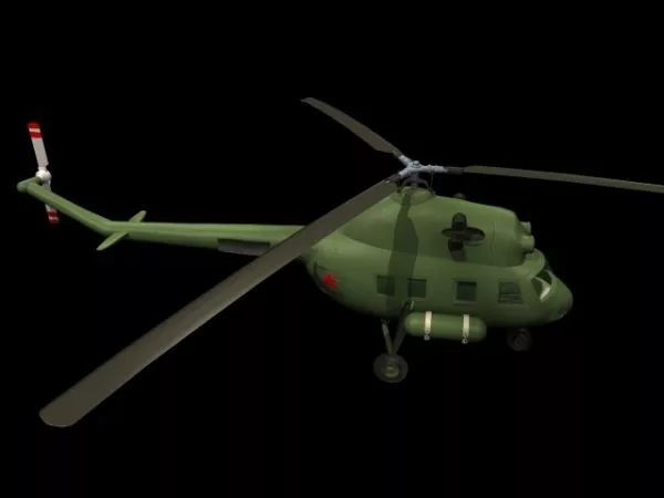 As350 Squirrel Helicopter 3d model