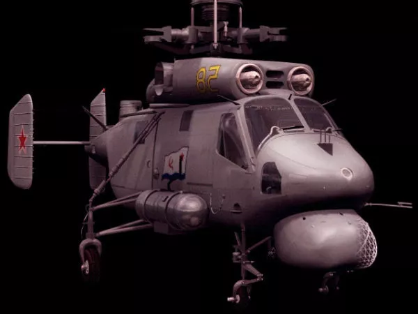 Mi8 Soviet Helicopter 3d model