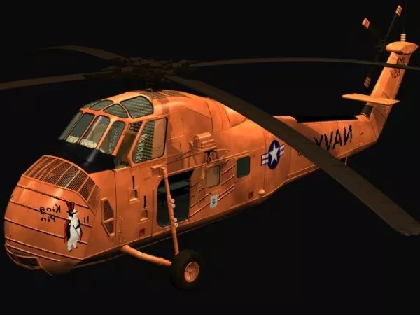 Utility Helicopter Bell206b 3d model