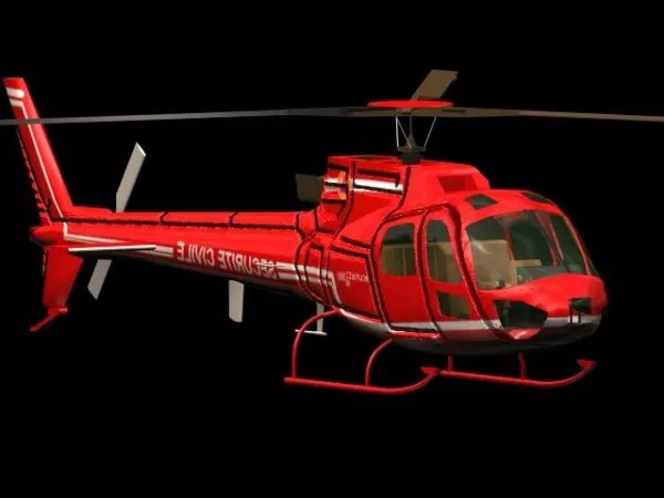 Merlin Helicopter 3d model