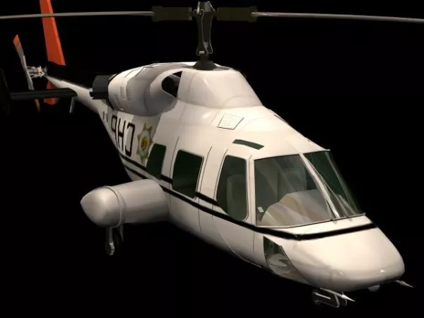 Bell 222 Utility Helicopter 3d model Bell 222 Utility Helicopter 3d model