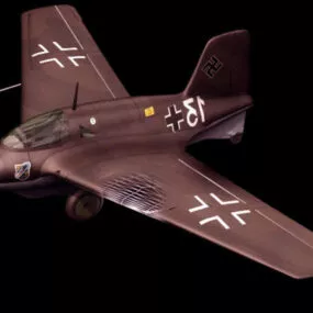Messerschmitt Me 163b Fighter 3d model