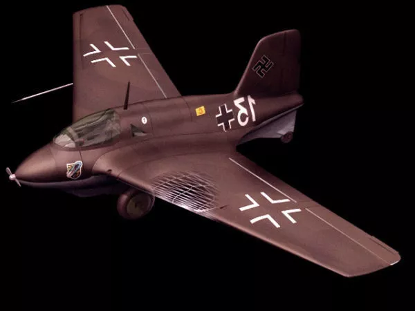 Messerschmitt Me 163b Fighter 3d model Messerschmitt Me 163b Fighter 3d model