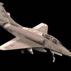 A-4su Super Skyhawk Fighter-bomber 3d model