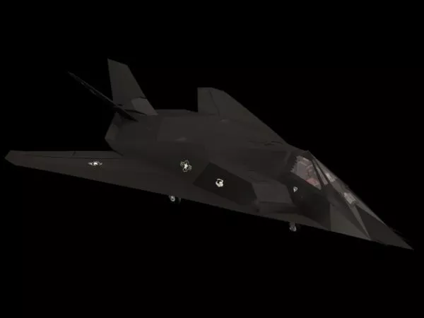 F-117 Nighthawk Stealth Attack Aircraft 3d model F-117 Nighthawk Stealth Attack Aircraft 3d model