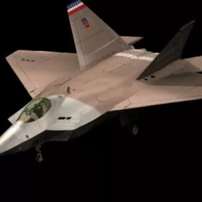Yf-22 Lightning Ii Prototype Fighter 3d model