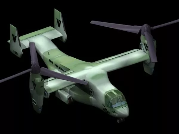 Boeing V-22 Osprey Military Transport 3d model Boeing V-22 Osprey Military Transport 3d model