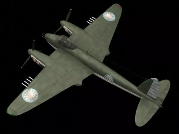 De Havilland Mosquito Fast Bomber 3d model De Havilland Mosquito Fast Bomber 3d model