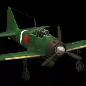 Mitsubishi Zero Fighter 3d model